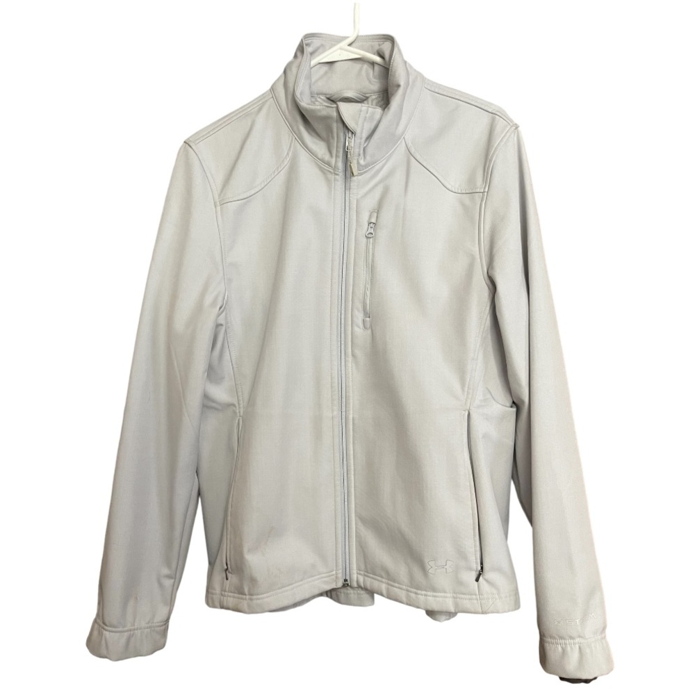 UnderArmour Storm jacket, Womens or teens, very light gray, XL